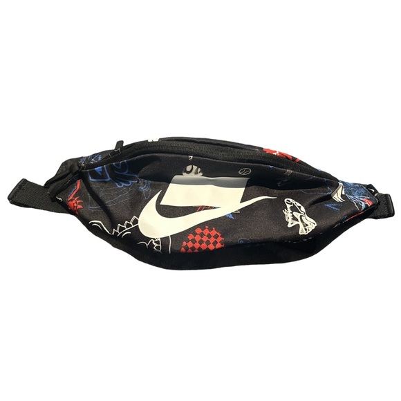 NIKE heritage red, blue and black hip/side pack with various graffiti designs - Picture 2 of 6